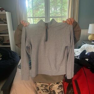 johnnie-O Kids Light Blue Zip Up Top